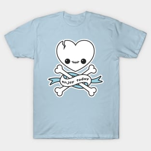 Heart Skull with Crossbones T-Shirt